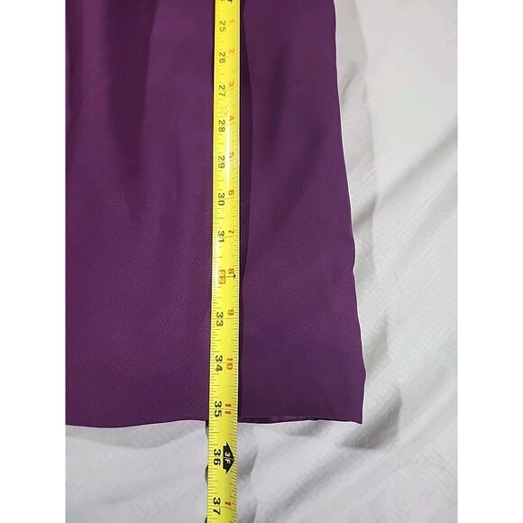 JJs House Cocktail Ruched Dress 12 Scoop A-line Knee Length Wedding Prom Formal - Picture 4 of 8